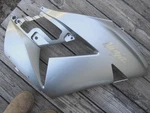 06 07 Kawasaki Ninja ZX-14 Silver Right Side Middle Fairing Cowl 55028-0058-17M. Fixed Price $150.00.