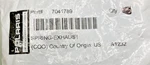 Qty 2 New Genuine Polaris 7041789 Spring, Exhaust. Fixed Price $10.78.