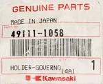 Genuine Kawasaki Governor Holder Part Number 49111-1058. Fixed Price $42.99.