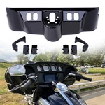 Front Gloss Black Inner Fairing Cover Cap For Harley Touring Street Glide Flhx. Fixed Price $61.95.