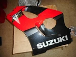Nos Suzuki GSXR750W Black Oem Red Lower Bottom Side Fairing Cowl 94481-33E00. Fixed Price $199.99.