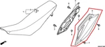 Genuine Honda Left Side Cover Panel Rear Number Plate CRF150RB 2007-2022. Fixed Price $24.88.