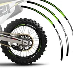 Green 21 In. 18" Dirt Bike Decal Rim Sticker R02 For Honda CRF450X 20 22 23. Fixed Price $38.29.