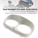Dual Headlight Trim Bezel Cover Fairing For Road Glide 1998 2013 White. Fixed Price $67.99.