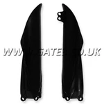 Yamaha YZ125 2008-2025 Black Polisport Lower Fork Guards Oem Style 15-25. Fixed Price $33.57.