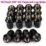 16 Pack Black 3/8"-24 Tapered Lug Nuts For Polaris Ranger Rzr 570 800 Sportsman. Fixed Price $22.61.
