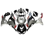 Matte Silver Red Fairings For Kawasaki ZX6R 2024 2025 ZX-6R Kit. Fixed Price $558.95.