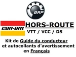 Brp Can-am Vtt Vcc Ds Kit Guide Conducteur + Autocollants Francais Choix. Fixed Price $8.73.