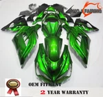 Fit For 2012-2021 Ninja ZX14R ZZR1400 Kawasaki Flame Metallic Green Fairings Kit. Fixed Price $498.90.