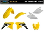Polisport 90778 2010-2018 Suzuki RMZ250 Plastics Kit Fenders Shrouds Side Covers. Fixed Price $70.00.