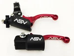 Asv F3 Front Brake Clutch Perch Levers Shorty Red Dust Covers Yamaha Ttr 230. Fixed Price $179.95.