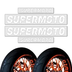 White Supermoto Decal Spoke Sticker For Kx 85 13 14 15 16 17 18 19 20 21. Fixed Price $30.15.