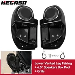 Lower Vented Fairing 6.5" Speaker Box Pod For Harley Road King Glide 14-2024 22. Fixed Price $81.46.