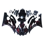 Plastics Black Red Fairings Kit For Yamaha YZF-R6 2006 2007 Bodywork. Fixed Price $453.95.