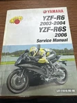 Nos Oem Yamaha Service Manual 2003-2004 2006 YZF-R6S/SC/CS/SS LIT-11616-R6-00. Fixed Price $60.00.