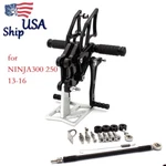 Fxcnc Rearset Pegs Pedals Footrests For Honda Suzuki Yamaha Kawasaki Us. Fixed Price $112.38.