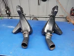 1994 Kawasaki Ninja ZX600E Oem Right Left Air Intake Ducts Ram Tubes. Fixed Price $45.00.