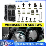Black Complete Fairing Bolt Screws Kit For Suzuki GSXR600 GSXR750 GSXR10001-5SET. Fixed Price $219.82.