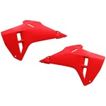 Ufo Radiator Shrouds Scoops Pair Red Honda CRF250R CRF450R 2025-2026 Replacement. Fixed Price $49.99.