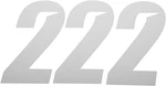 Dcor 45-32-2 Slash Number Plate #2 White 7". Fixed Price $13.95.